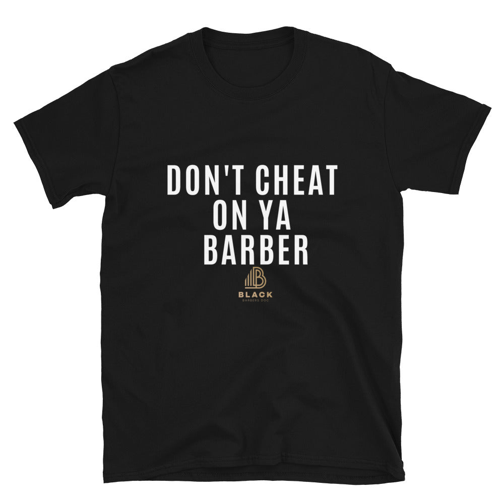 Don't Cheat Short-Sleeve Unisex T-Shirt - Black