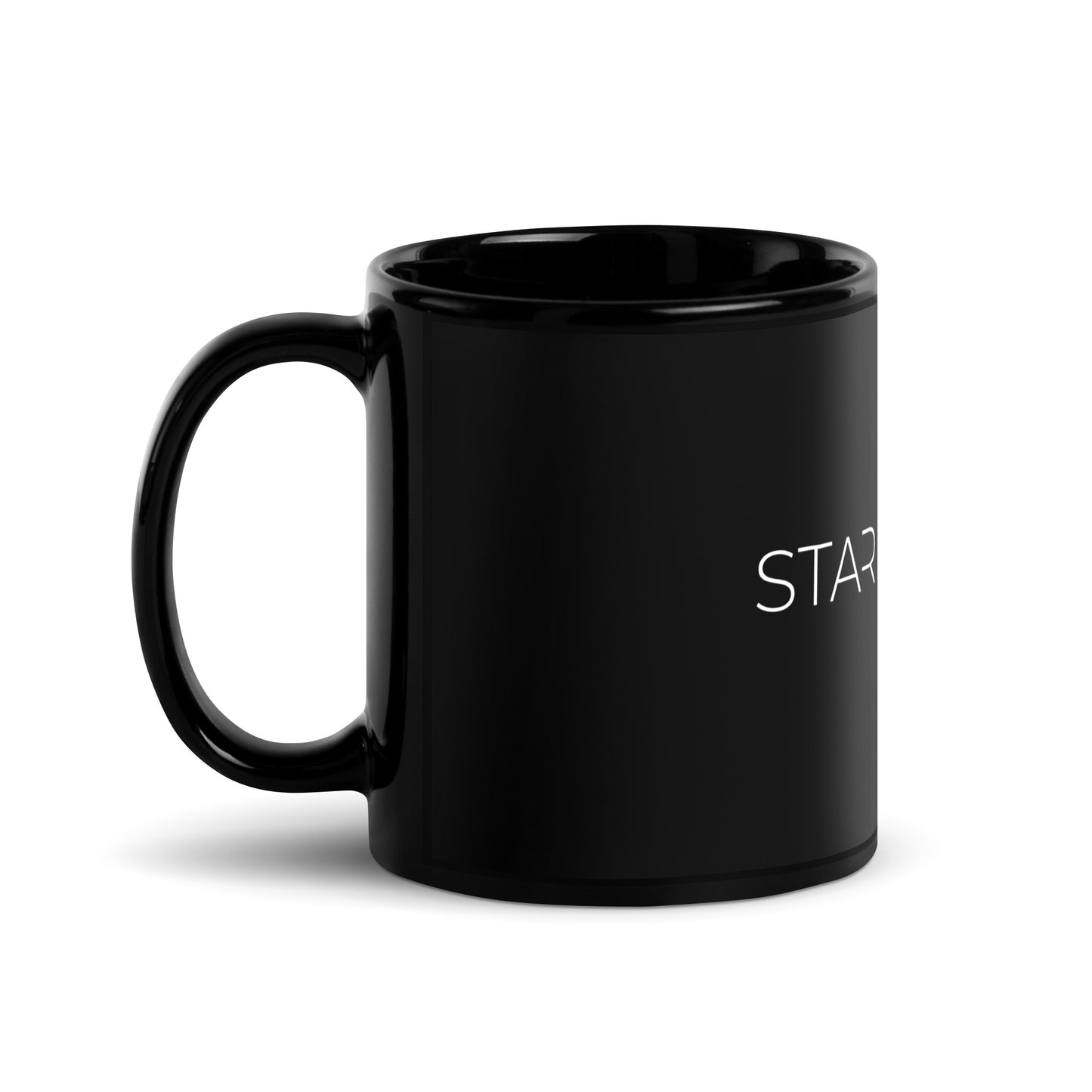 Starks Films Black Glossy Mug