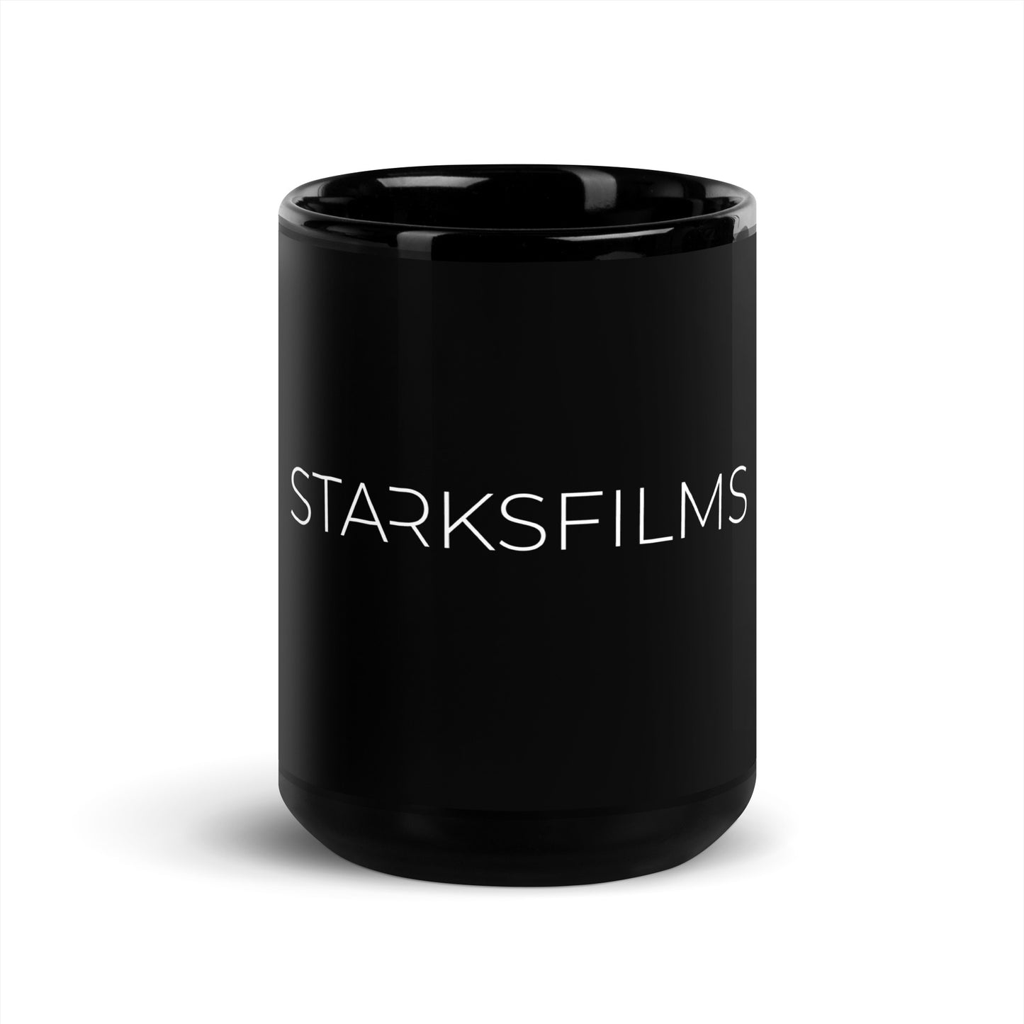 Starks Films Black Glossy Mug