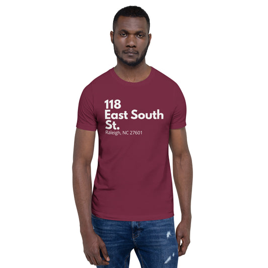 118 East South Street Unisex T-Shirt